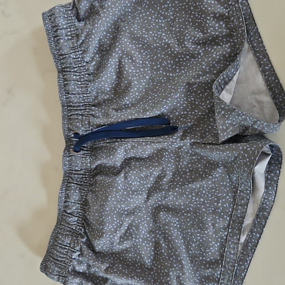 Prana Gray Shorts with Blue Accents